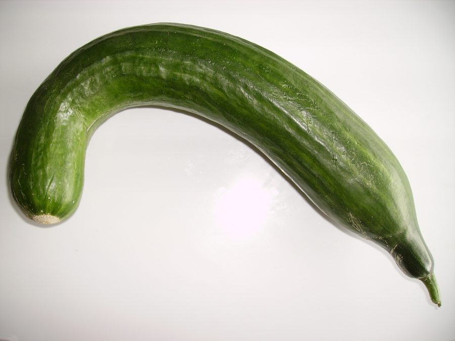 Cucumber prepared for a baby