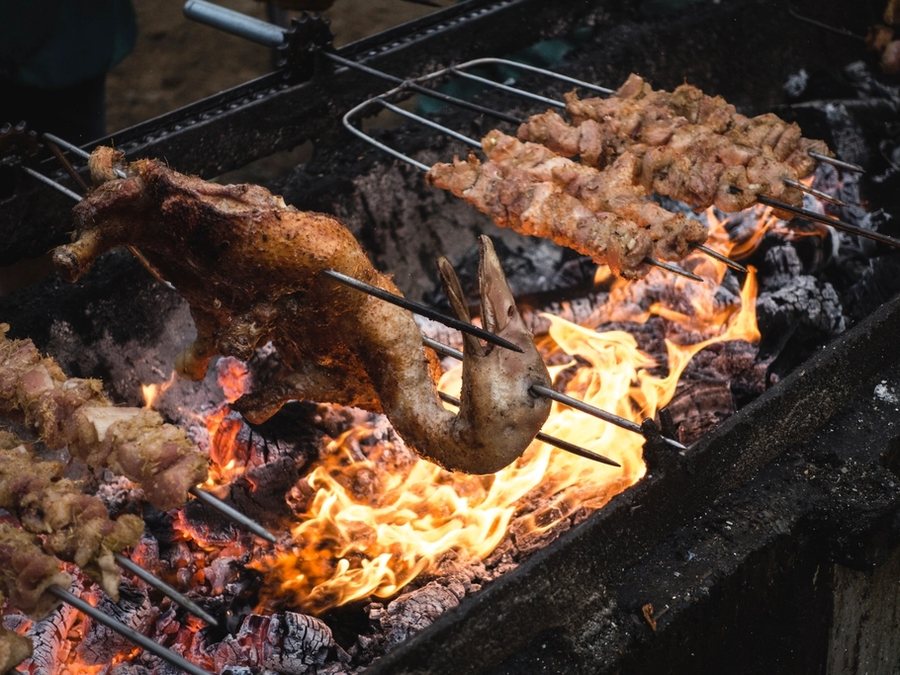 Duck prepared for a baby