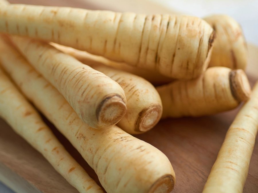 Parsnip prepared for a baby
