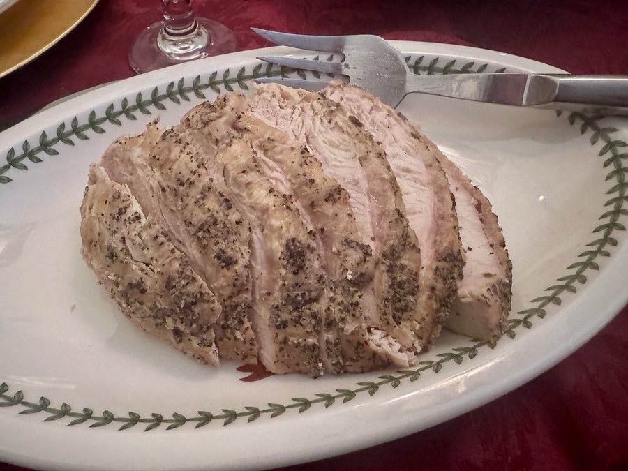 Turkey prepared for a baby