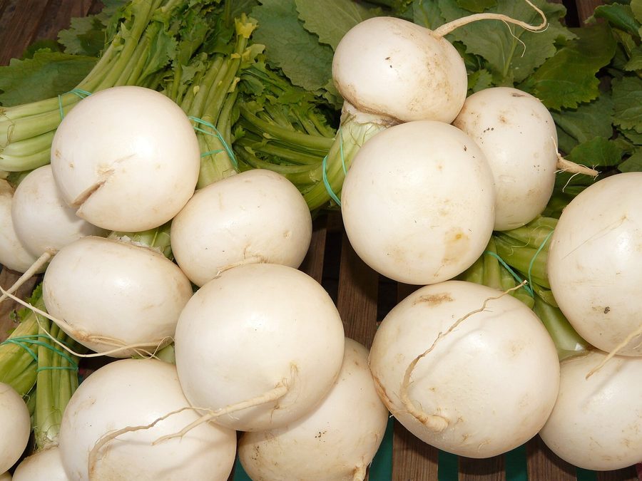 Turnip prepared for a baby
